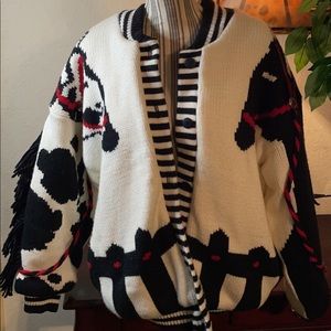 Vintage Varsity Sweater Jacket